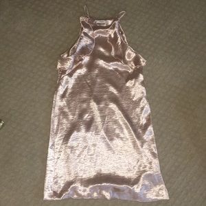 Mango high neck dress